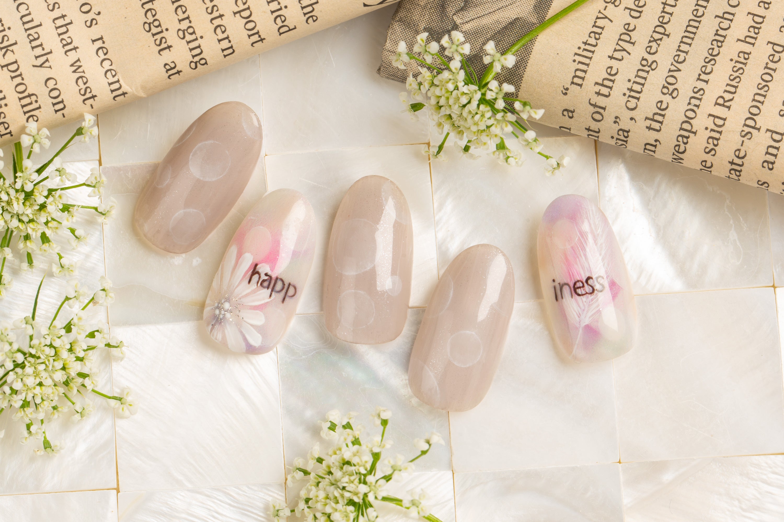 Elegant Flowers Happiness