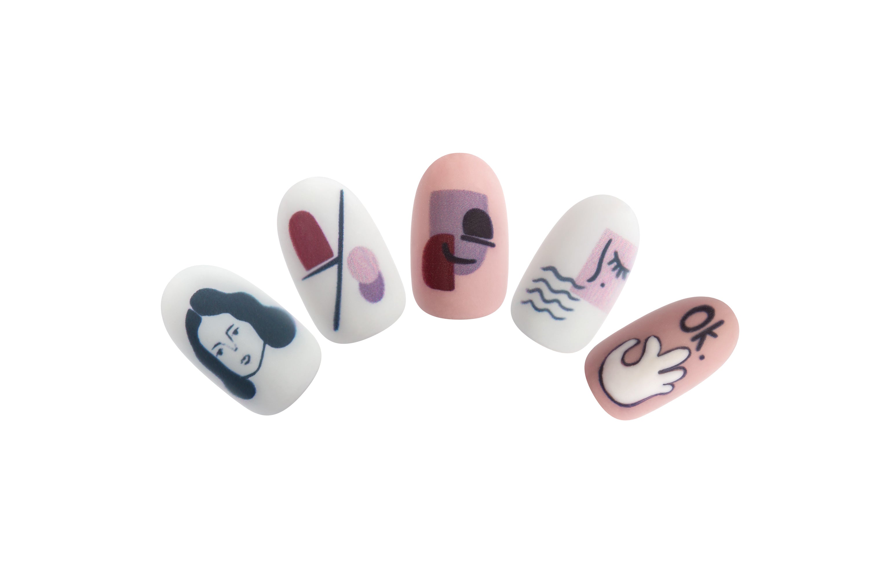 Girl with curly hair