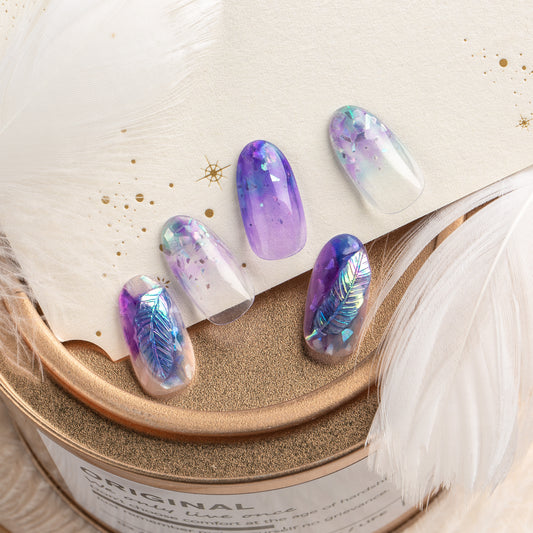 Purple Feather