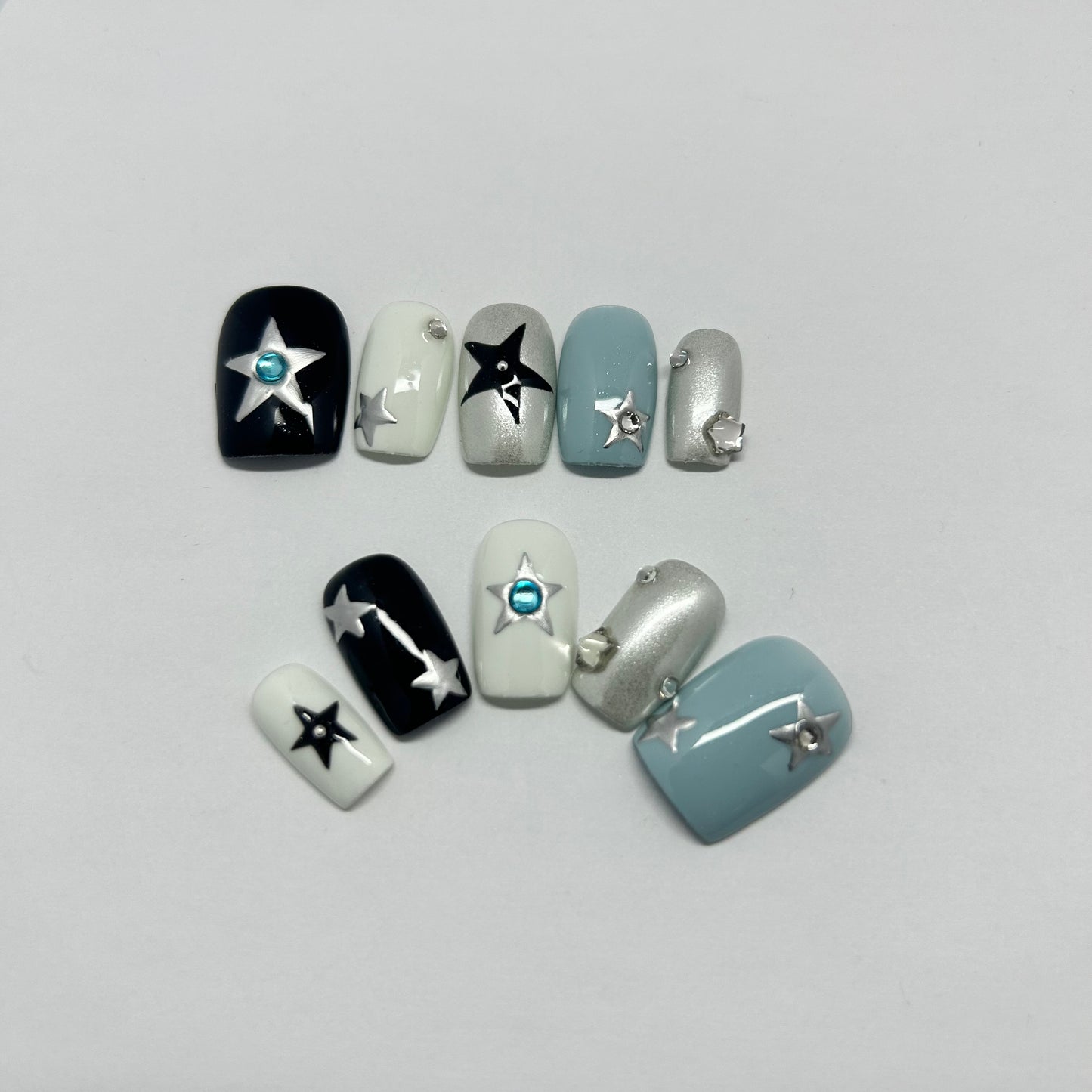 Black Blue Stars