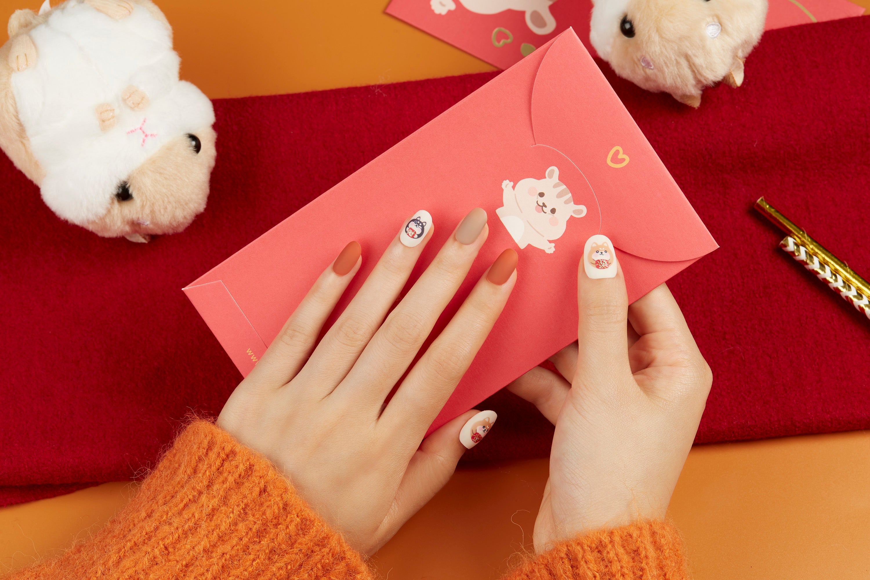 Adorable Pet for New Year Celebration