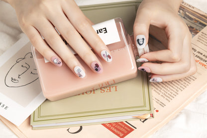 Girl with curly hair