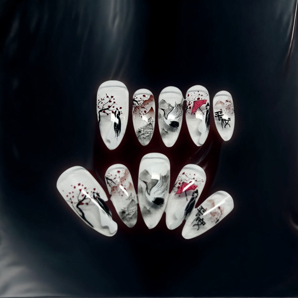 Transparent Crane and Peace