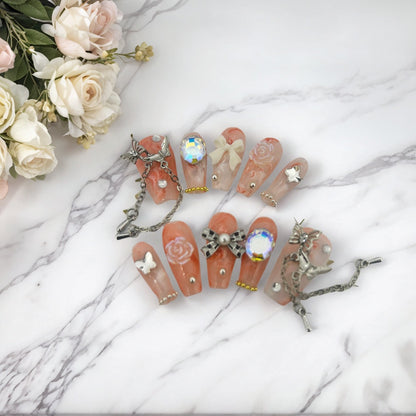 Double Butterfly with chain