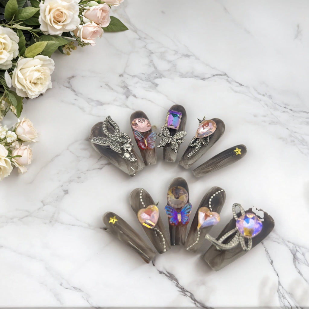 Colorful Elf and butterfly