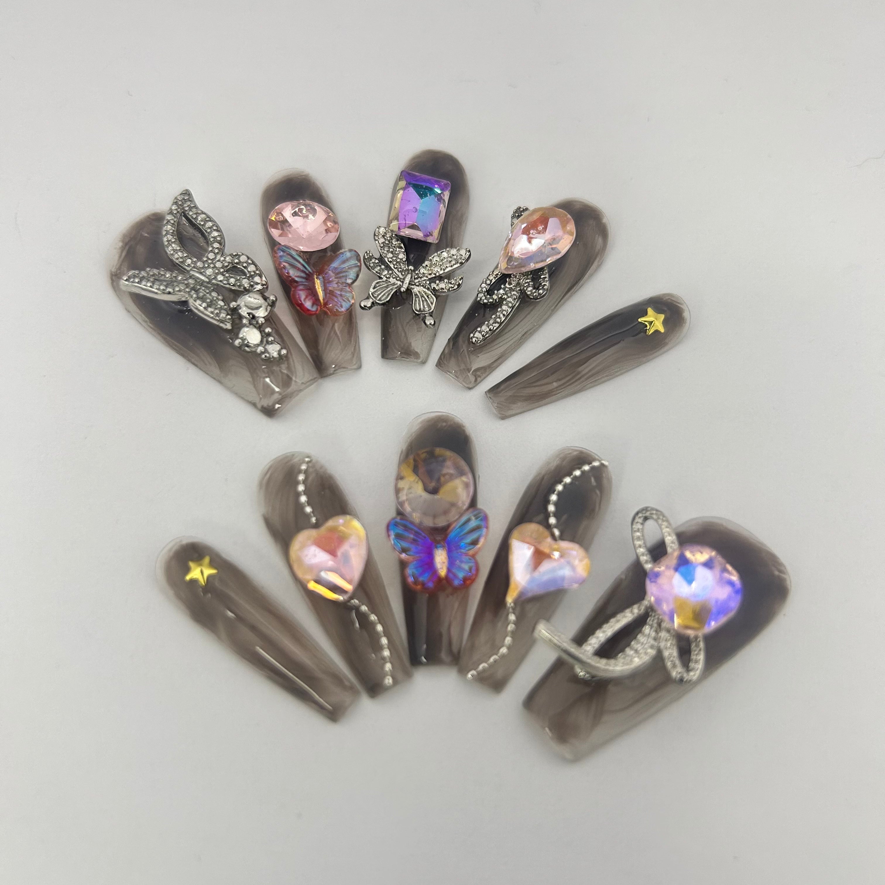 Colorful Elf and butterfly