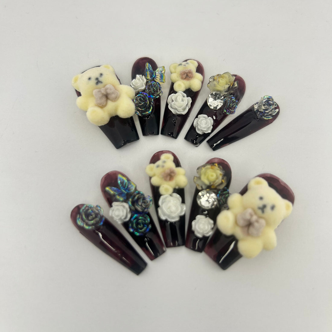 Yellow Bear with flowers