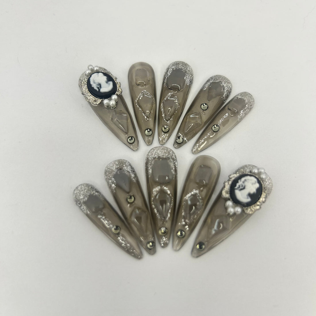 Beautiful Lady with sparkling stars