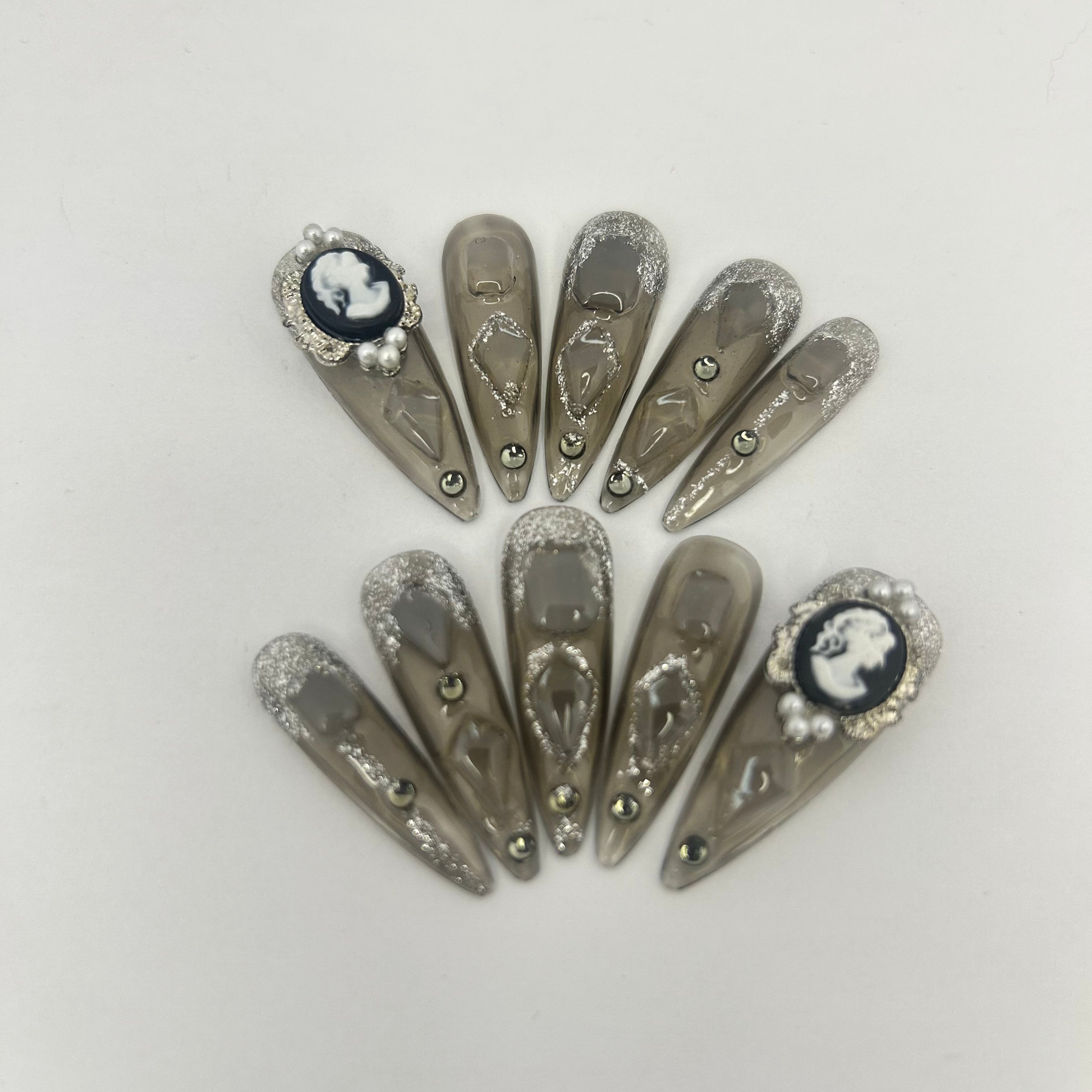 Beautiful Lady with sparkling stars