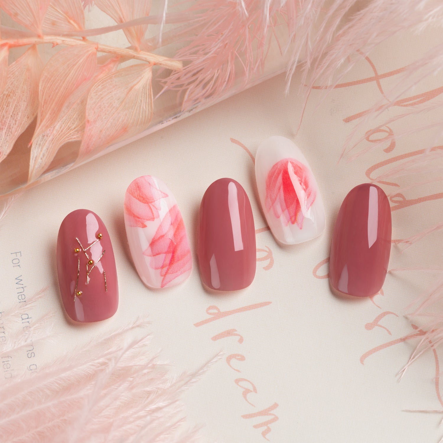 Floating Watercolor Flower