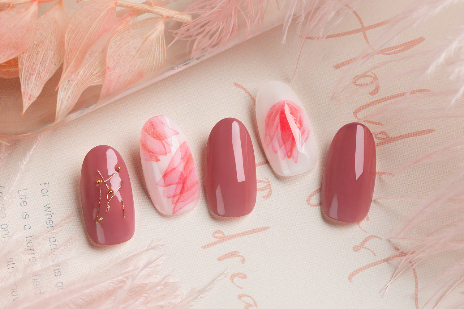 Floating Watercolor Flower